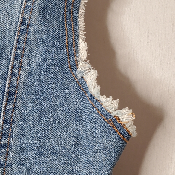 Ci Sono Girls Denim Vest Size M - Picture 5 of 6